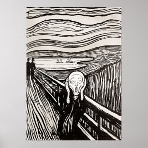 O Gritar de Edward Munch Poster