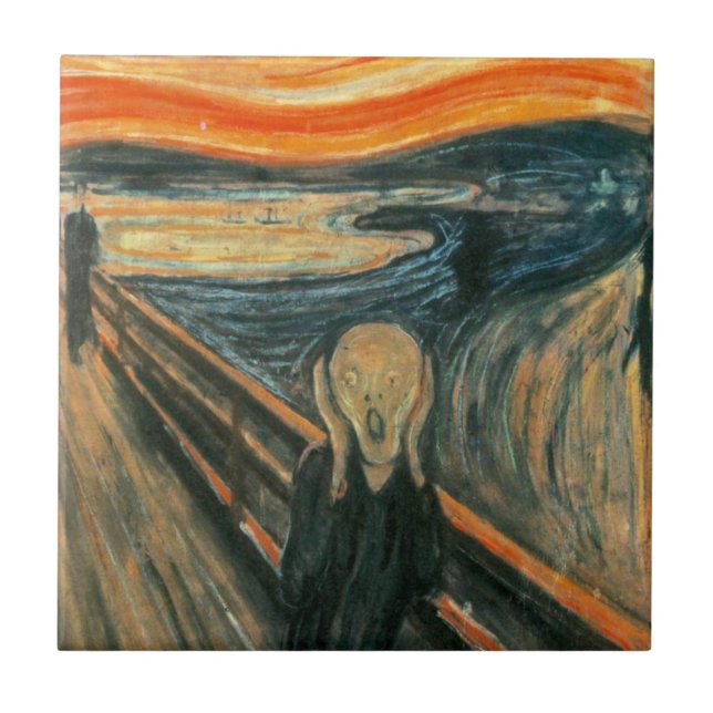O Gritar Edvard Munch Modern Expressionist Art (Frente)