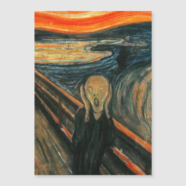 O Gritar Edvard Munch Modern Expressionist Art (Frente)