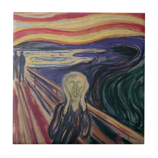 O Grito de Edvard Munch, Expressionismo Vintage (Frente)