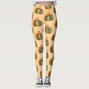 O Groovy Dream Shack: Leggings de Cogumelo