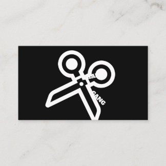 O GRUPO da CADEIRA scissor cartões de visitas
