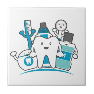 O grupo limpo dos dentes