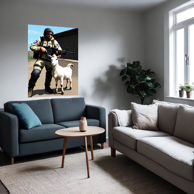 O guarda-costas dos Caprinos | AI Art Poster (Criador carregado)