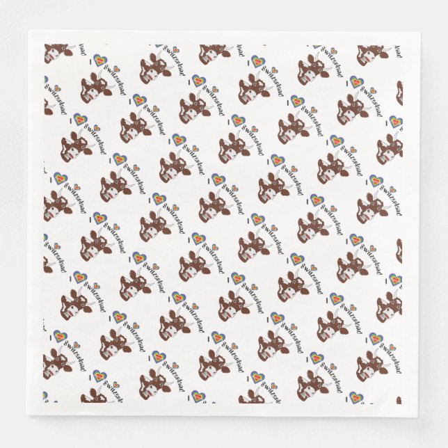 O guardanapo correto ao fondue ou Raclette (Frente)