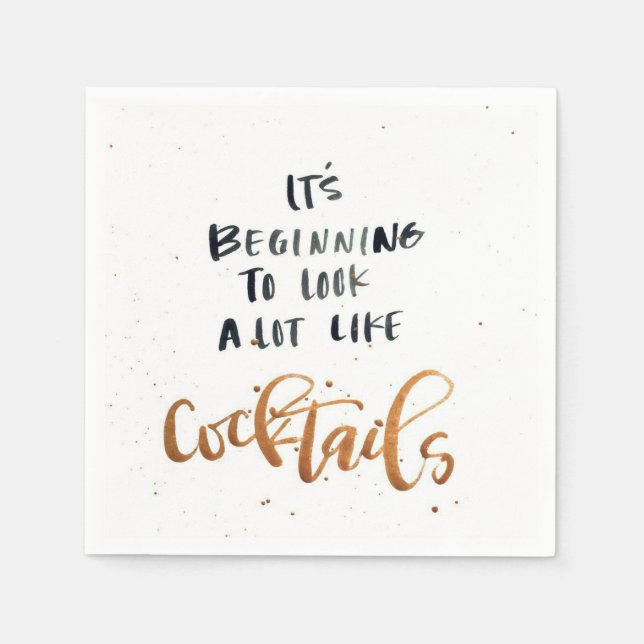 O guardanapo do coquetel (Frente)