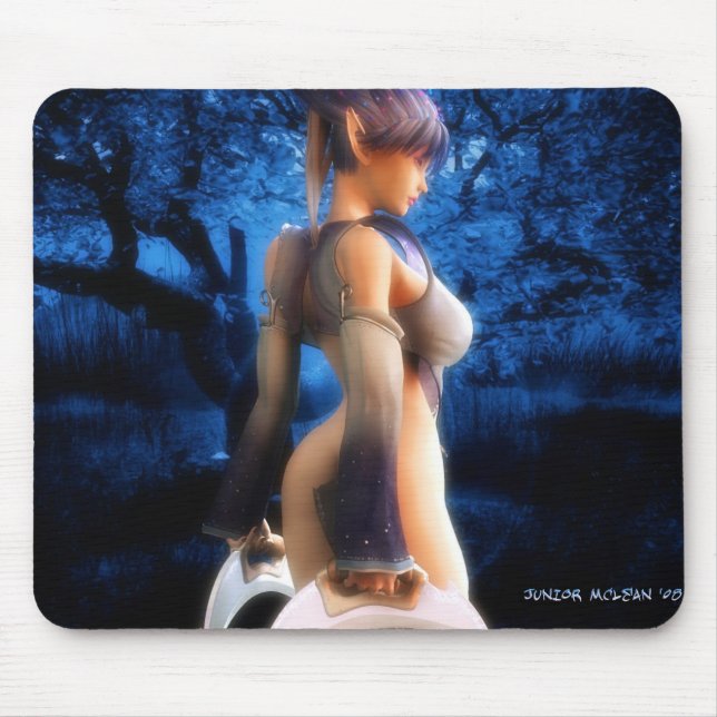 O guerreiro Enchanted Mousepad (Frente)
