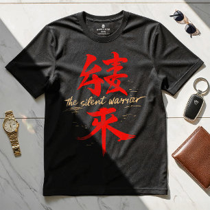 O Guerreiro Silencioso - Camiseta Design Motivacio