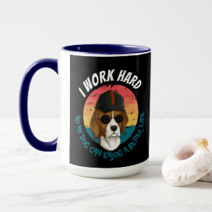 O Guerreiro Urbano IWORK DURO HOUND! Caneca