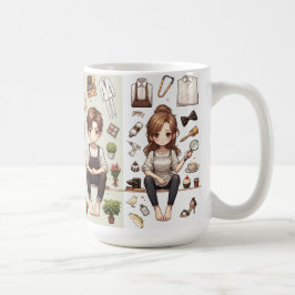 O homem, a mulher. 1 caneca