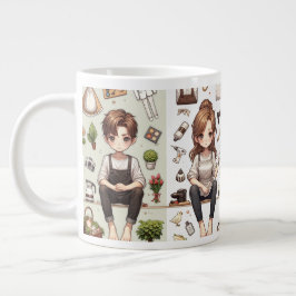 O homem, a mulher. 1 caneca especial