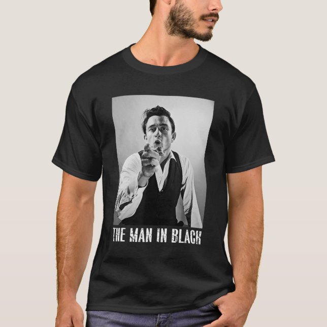 O Homem de Preto - Johnny Camisetas Cash Country (Frente)