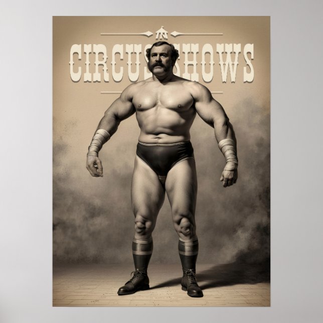 O Homem Forte - Poster 18 x 24 (Frente)