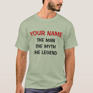 O homem o mito as camisetas da legenda para homens