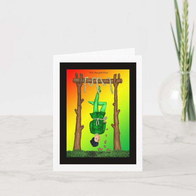 O Homem Preso - Cartões de agradecimentos (Frente)