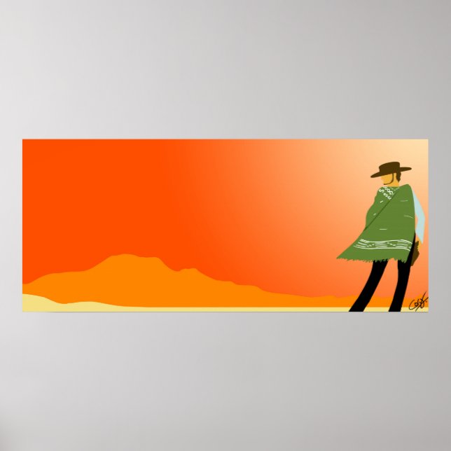 O Homem Sem Nome Clássico Poster (Frente)