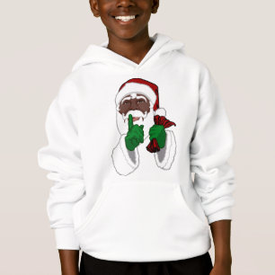 O Hoodie africano do papai noel caçoa a camisa
