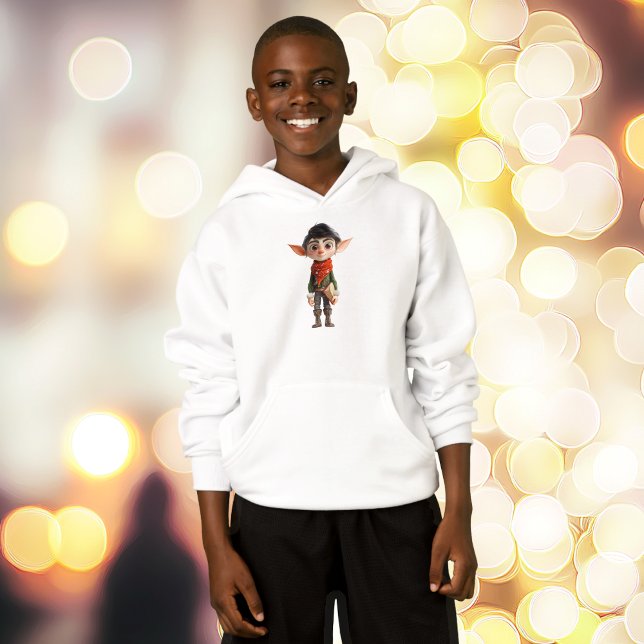 O Hoodie do Elf Boy do Natal do Poeta (Criador carregado)