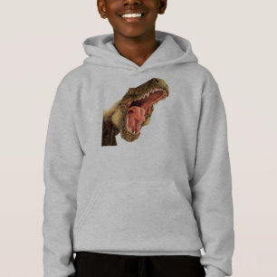 O Hoodie do miúdo do dinossauro de T-Rex, camisol