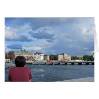 O hotel grande, cartão da suecia de Éstocolmo