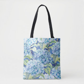 O Hydrangea azul vai em toda parte o bolsa