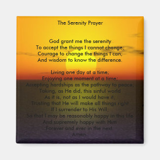 O imã da oração da serenidade