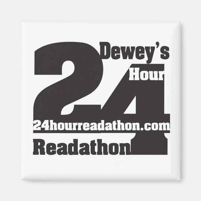 O imã de leitura de 24 horas de Dewey (Frente)