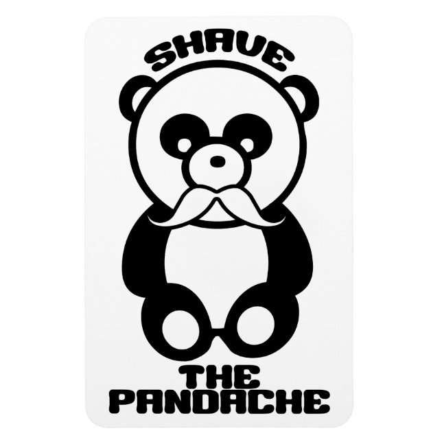 O ímã personalizado Pandache (Vertical)