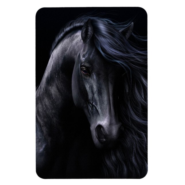 O ímã preto Premium Flexi (Vertical)