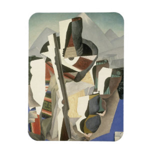 O ímã "Zapata-style Landscape" de Rivera