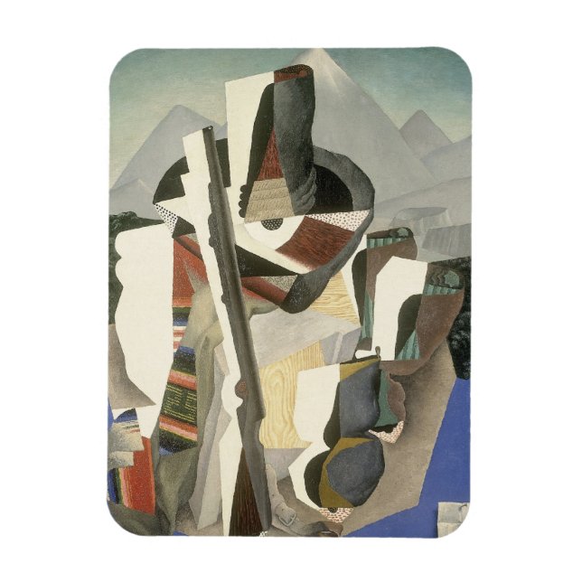 O ímã "Zapata-style Landscape" de Rivera (Vertical)