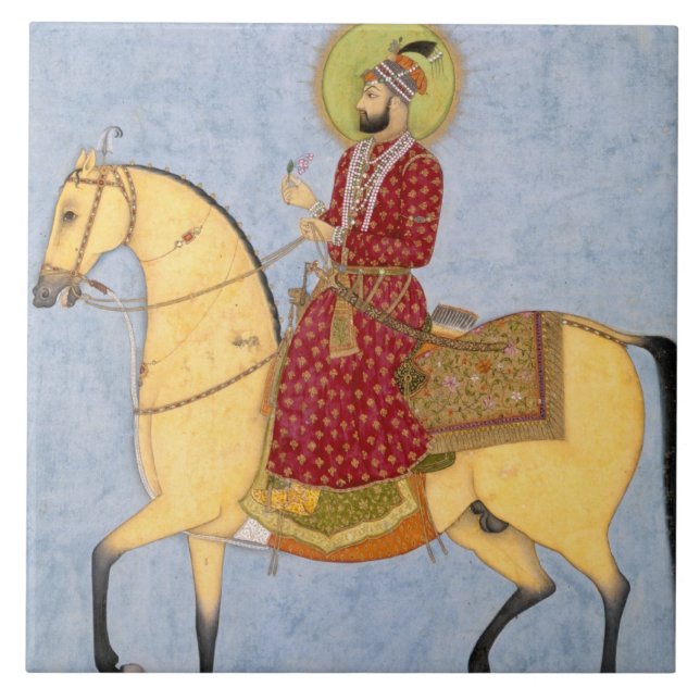 O imperador Farrukhsiyar de Mughal (1683-1719) (Frente)