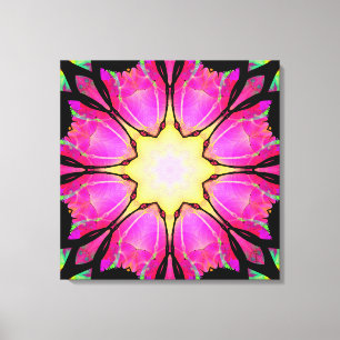 O impressão das canvas da estrela