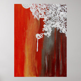 O Impressão de Poster de "Som Rentamente Sobre O A