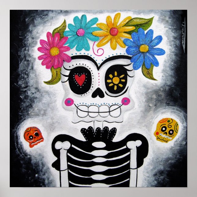 O IMPRESSÃO do crânio da floração (Frente)