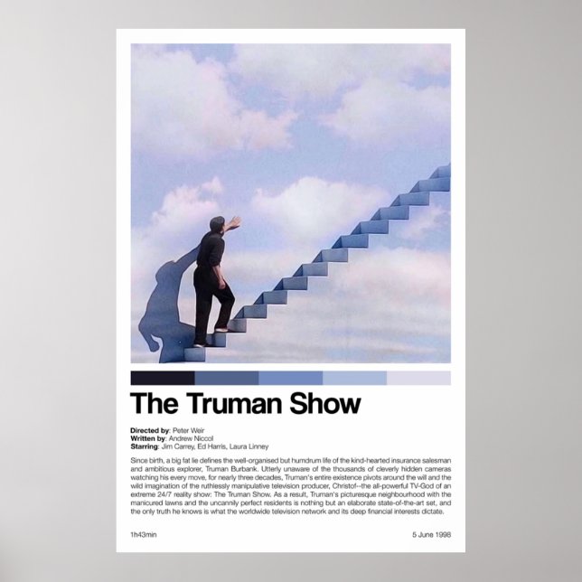 O Impressão do filme Truman Show (Frente)