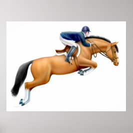 O Impressão do Show Jumper Horse