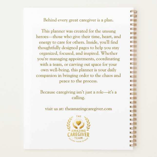 O Incrível Planejador de Cuidados (Verso)