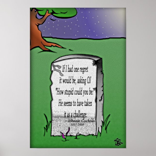 O.J. aceita o Poster de desafio (Frente)