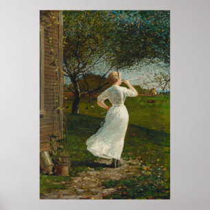 O Janto Horn - Winslow Homer Fine Art Poster
