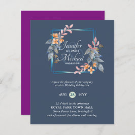 O Jardim BUDGET Deixa Casamento outono Convidar Te