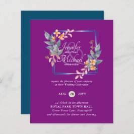 O Jardim BUDGET Deixa Casamento outono Convidar Te