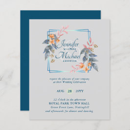 O Jardim BUDGET Deixa Casamento outono Convidar Te