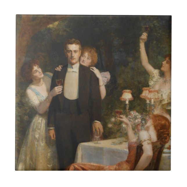 O Jardim de Armida (por John Collier) (Frente)