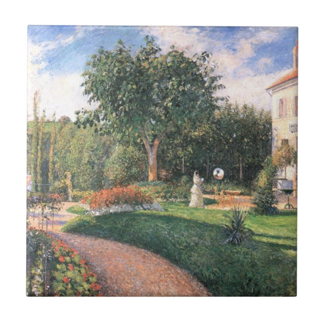 O Jardim de Les Mathurins Camille Pissarro (Frente)