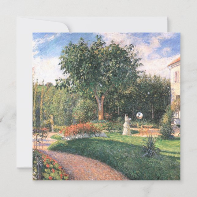 O Jardim de Les Mathurins Camille Pissarro (Frente)