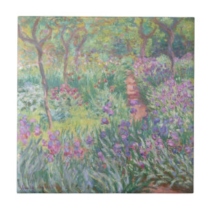 "O JARDIM DO ARTISTA" MONET FINE ART CERAMIC AZULE