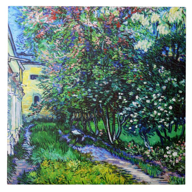 O Jardim do Asilo em Santo-Rémy, Van Gogh (Frente)