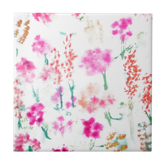 O jardim feliz da luz do sol floresce presentes (Frente)