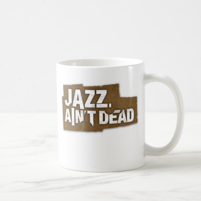 O JAZZ NÃO É caneca INOPERANTE do logotipo (Direita)